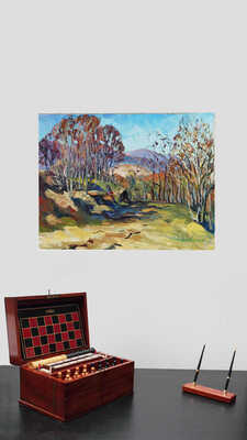 Амосова-Бунак Ольга Фёдоровна. Горный пейзаж